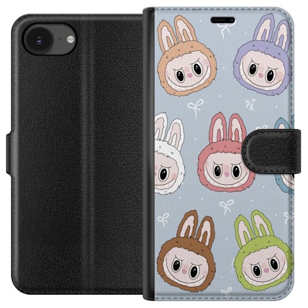 Apple iPhone 16e Plånboksfodral Labubu Star Pattern – Stjä