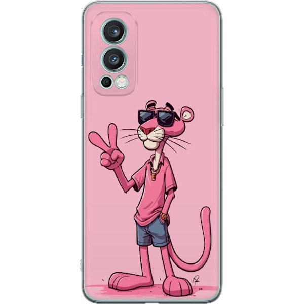 OnePlus Nord 2 5G Gjennomsiktig deksel Pink Panter Peace