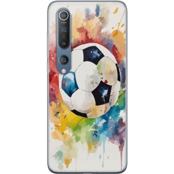 Xiaomi Mi 10 5G Gennemsigtig cover Fodbold