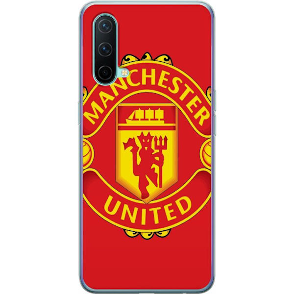 OnePlus Nord CE 5G Genomskinligt Skal Manchester United FC