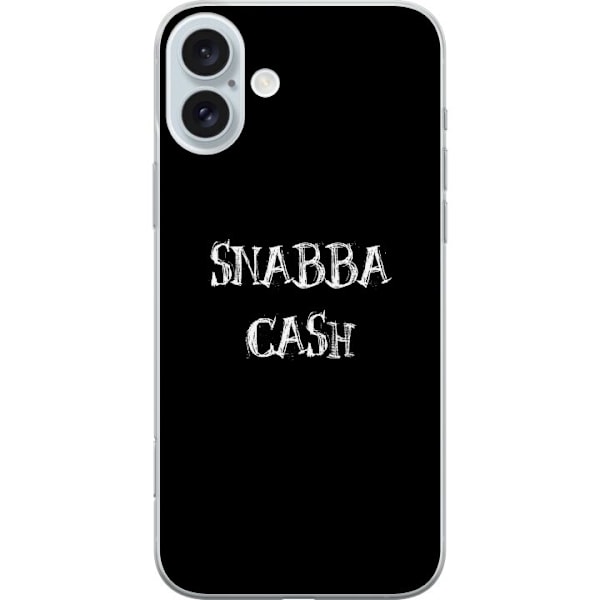 Apple iPhone 16 Plus Gennemsigtig cover SNABBA CASH