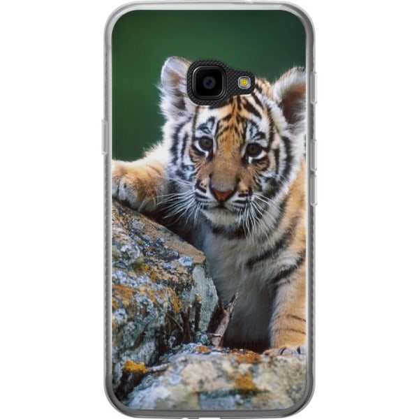 Samsung Galaxy Xcover 4 Genomskinligt Skal Tiger