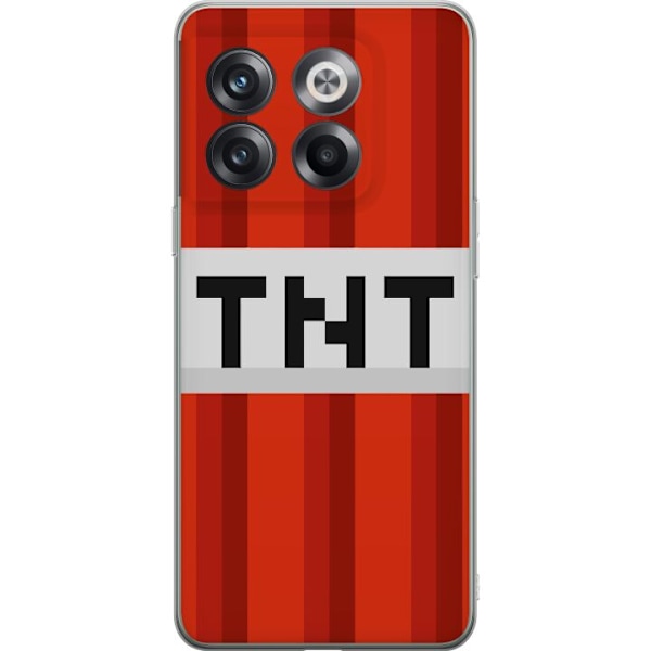OnePlus 10T Genomskinligt Skal Minecraft TNT