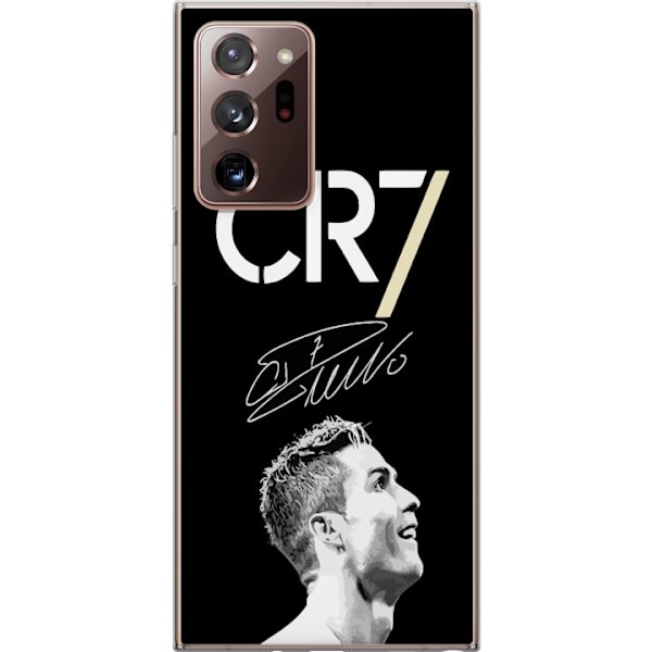 Samsung Galaxy Note20 Ultra Genomskinligt Skal CR7 Ronaldo