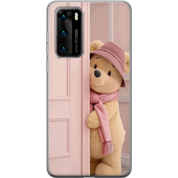 Huawei P40 Genomskinligt Skal Nalle Puh Disney Motiv Tecknad Serie Klassisk Populär Barn Motiv Disneyfigur Ikonisk Karaktär