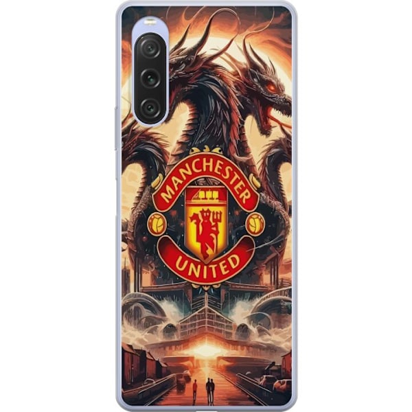 Sony Xperia 10 V Läpinäkyvä kuori Manchester United