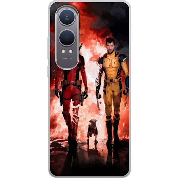 OnePlus Nord CE4 Lite Läpinäkyvä kuori Wolverine Deadpool