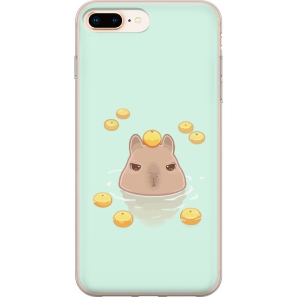 Apple iPhone 8 Plus Gennemsigtig cover Capybara