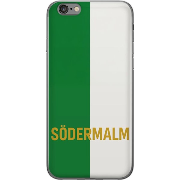 Apple iPhone 6s Gennemsigtig cover Södermalm - fodbold