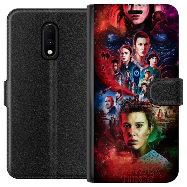 OnePlus 7 Tegnebogsetui Stranger Things