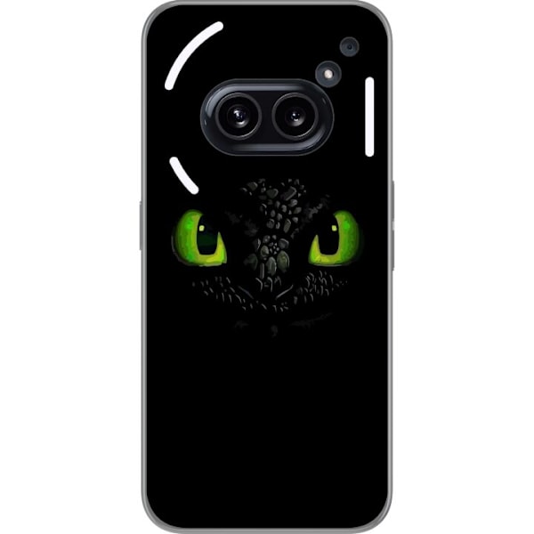 Nothing Phone (2a) Plus Läpinäkyvä kuori Kuinka kouluttaa lohikäärmeesi