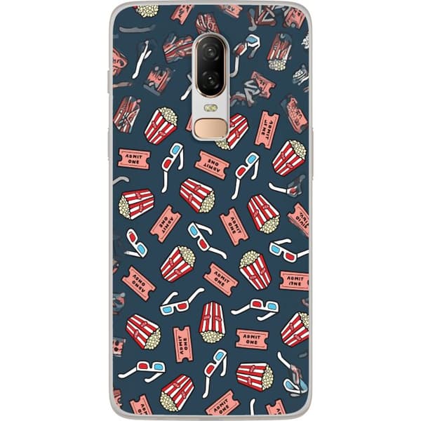 Kompatibelt Mobildeksel til OnePlus 6 Biokväll blå