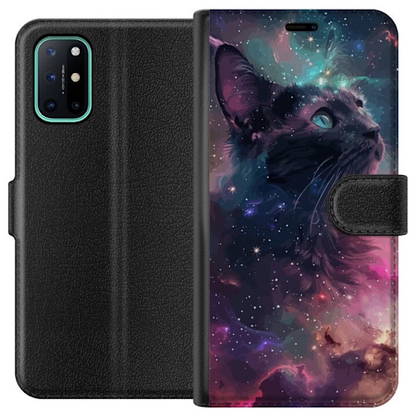 OnePlus 8T Tegnebogsetui Katten i Galaksen