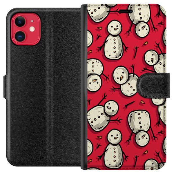 Kompatibel Tegnebogsetui til Apple iPhone 11 Glædelig Jul