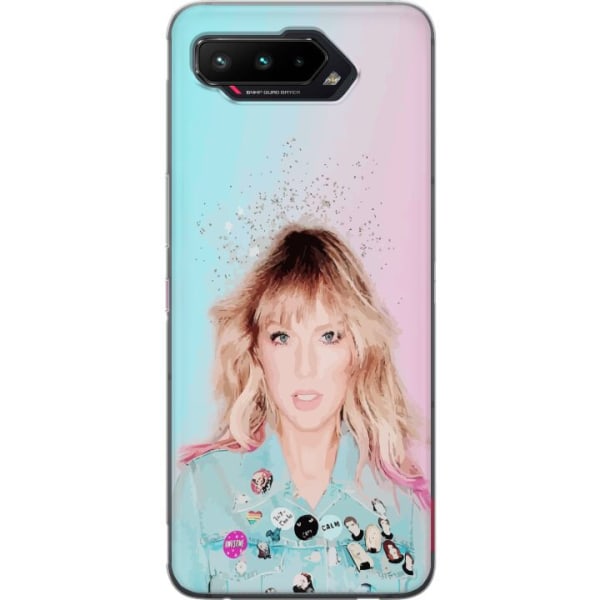 Asus ROG Phone 5 Läpinäkyvä kuori Taylor Swift Runous