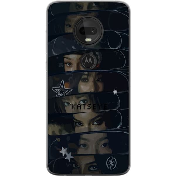 Kompatibelt Mobildeksel til Motorola Moto G7  KATSEYE svart