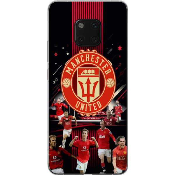 Huawei Mate 20 Pro Läpinäkyvä kuori Manchester United F.C.