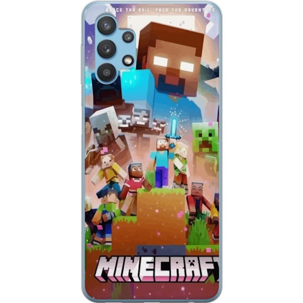Samsung Galaxy A32 5G Gennemsigtig cover Minecraft