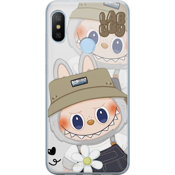 Xiaomi Mi A2 Lite Genomskinligt Skal Labubu Minimal Mood – E