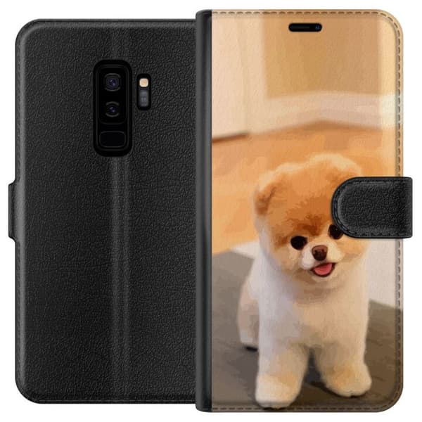 Kompatibelt Lommeboketui til Samsung Galaxy S9+ Søt Valp
