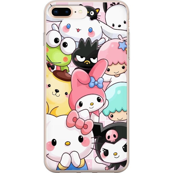 Apple iPhone 7 Plus Läpinäkyvä kuori Kawaii Sanrio Crew