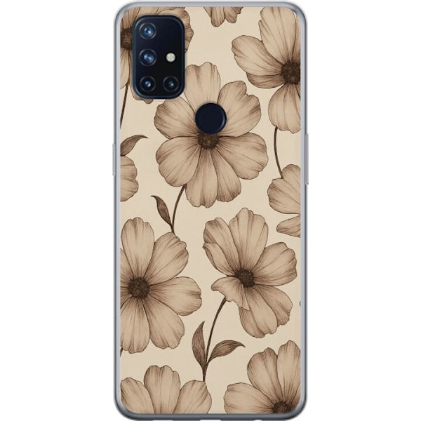 OnePlus Nord N10 5G Läpinäkyvä kuori Pastel Rush
