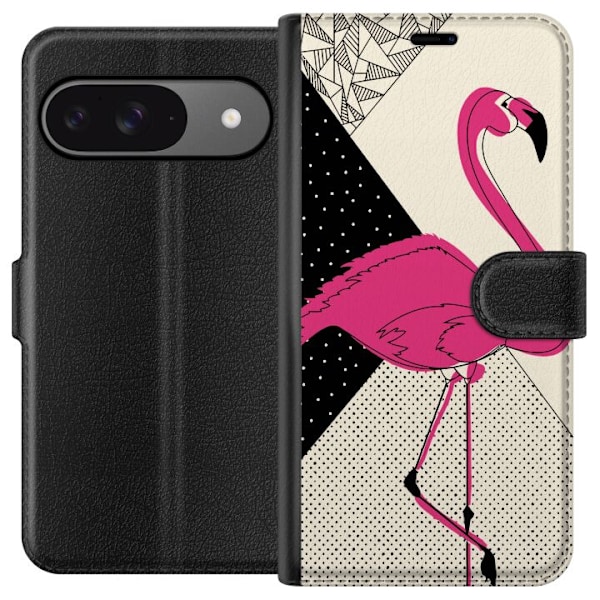 Google Pixel 9 Pro Lompakkokotelo Flamingo