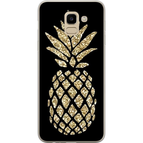 Samsung Galaxy J6 Genomskinligt Skal Ananas