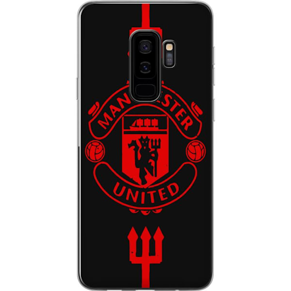 Samsung Galaxy S9+ Gennemsigtig cover ManchesterUnited