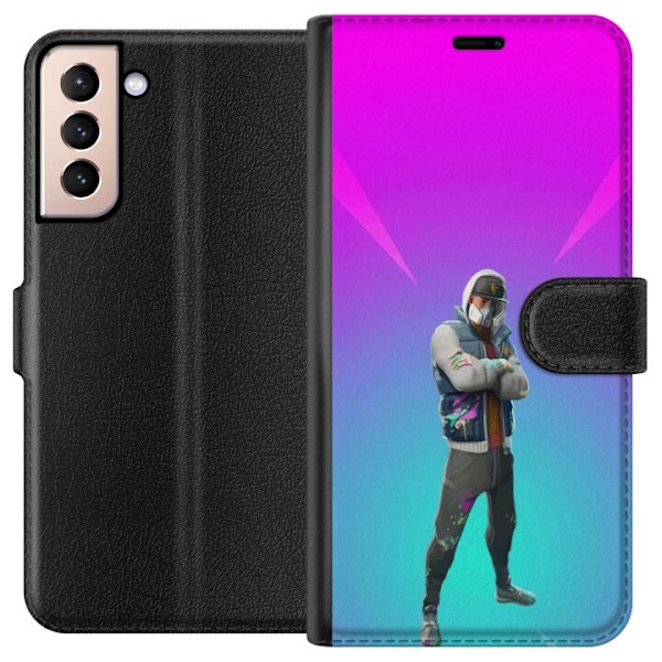 Samsung Galaxy S21 Plånboksfodral black knight fortnite