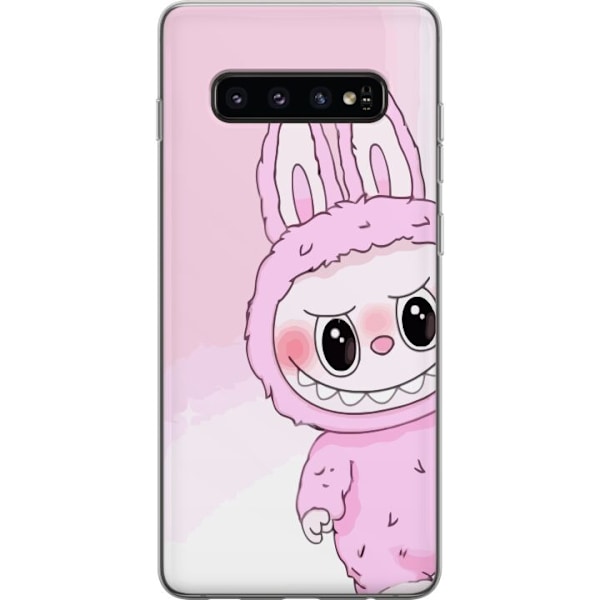 Samsung Galaxy S10 Gennemsigtig cover Labubu Kanin-serien