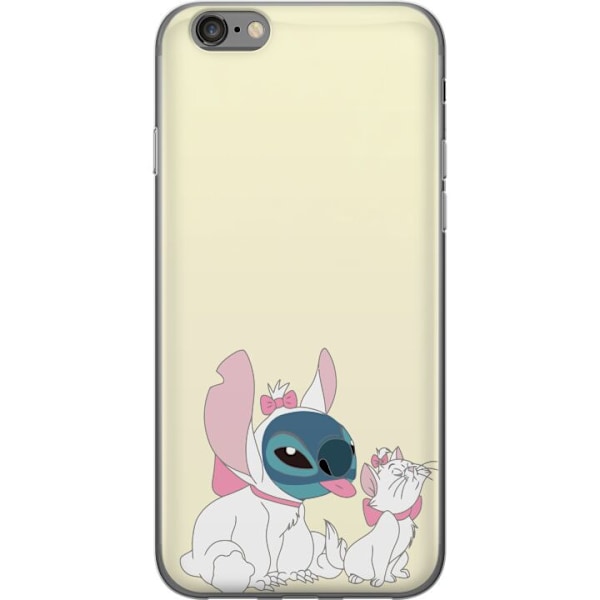 Apple iPhone 6s Läpinäkyvä kuori Stitch Aristocats