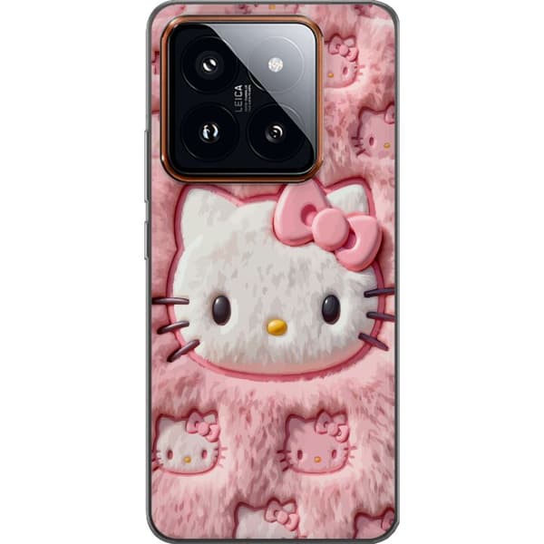 Kompatibelt Mobildeksel til Xiaomi 14 Pro Søt rosa