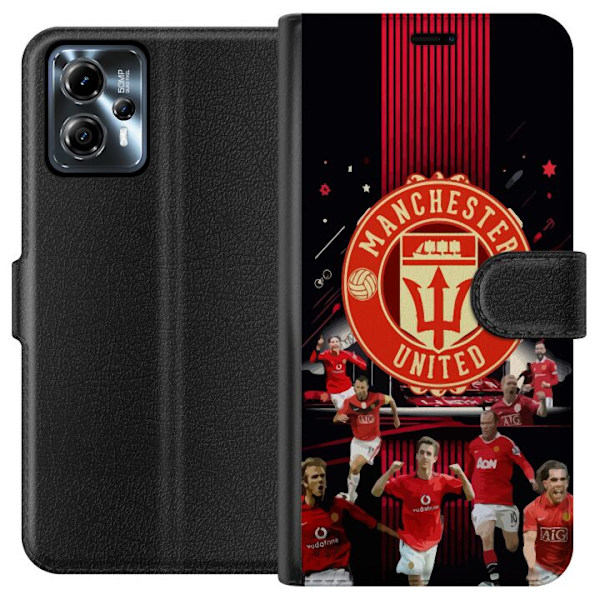 Motorola Moto G13 Tegnebogsetui Manchester United F.C.