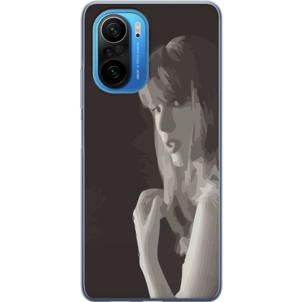 Xiaomi Poco F3 Läpinäkyvä kuori Taylor Swift