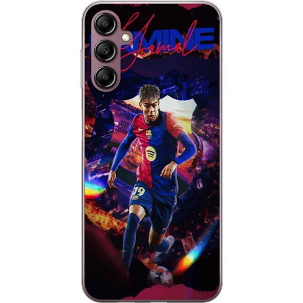 Samsung Galaxy A14 5G Genomskinligt Skal Yamal Rising Talent FC Barcelona Spelare Ung Fotbollsstjärna Populärt Motiv Sport Spanien Talent
