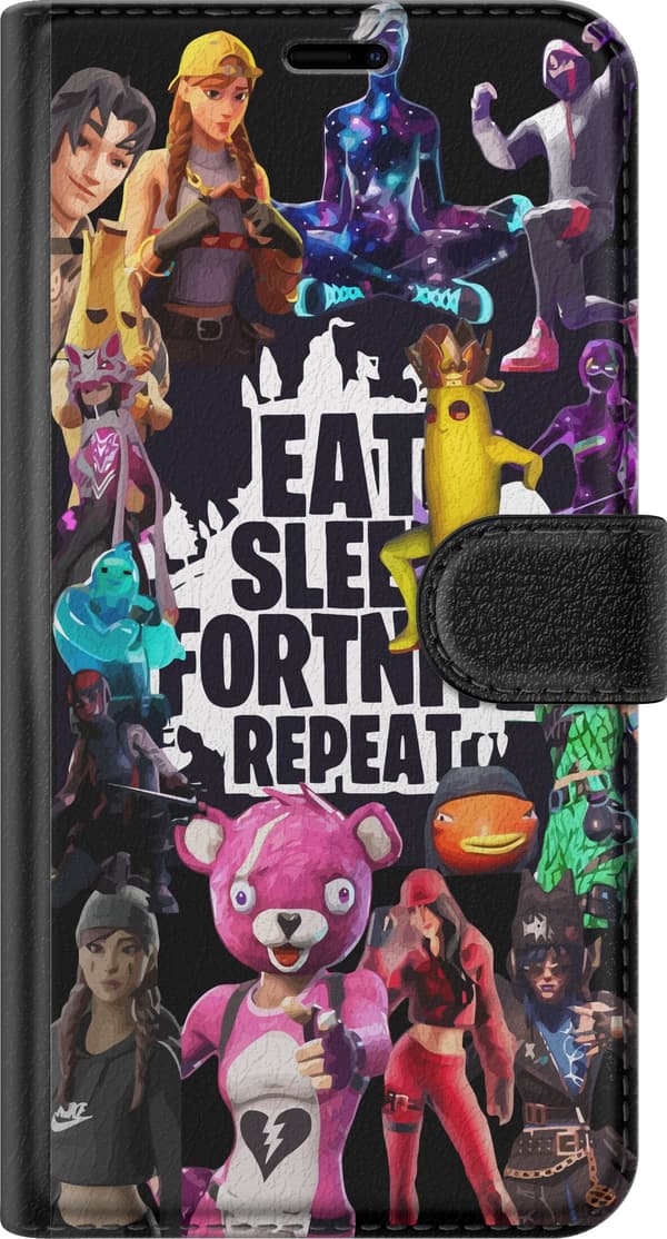 Kompatibel Tegnebogsetui til Apple iPhone XS Fortnite