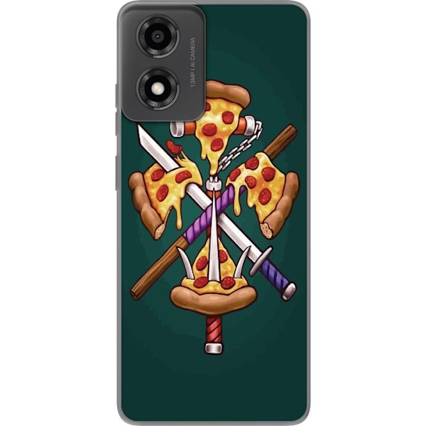 Motorola Moto E14 Gjennomsiktig deksel Pizza