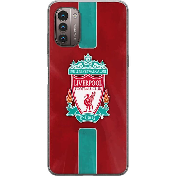 Nokia G21 Genomskinligt Skal Liverpool FC – Klassisk Fotboll