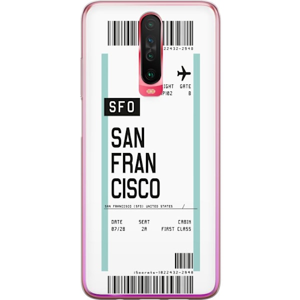 Xiaomi Redmi K30 Gennemsigtig cover San Francisco