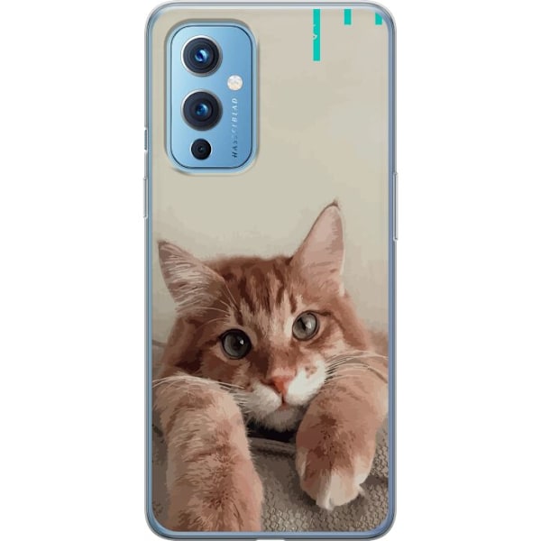 OnePlus 9 Genomskinligt Skal Katt