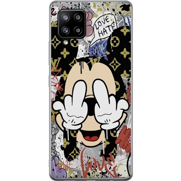 Samsung Galaxy A42 5G Genomskinligt Skal Mickey Mouse