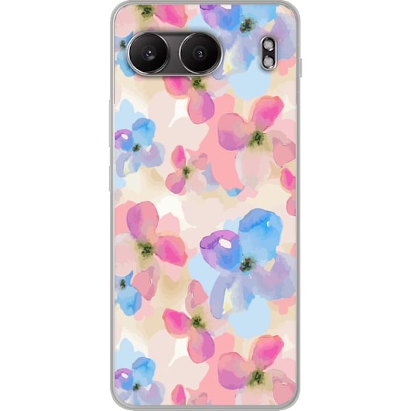 OnePlus Nord 4 Gennemsigtig cover Blomsterlykke