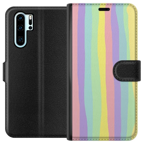 Kompatibelt Lommeboketui til Huawei P30 Pro Farger