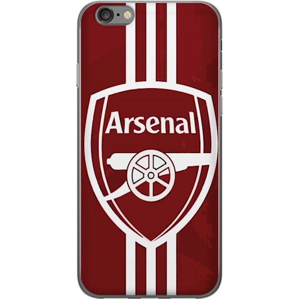 Apple iPhone 6s Läpinäkyvä kuori Arsenal