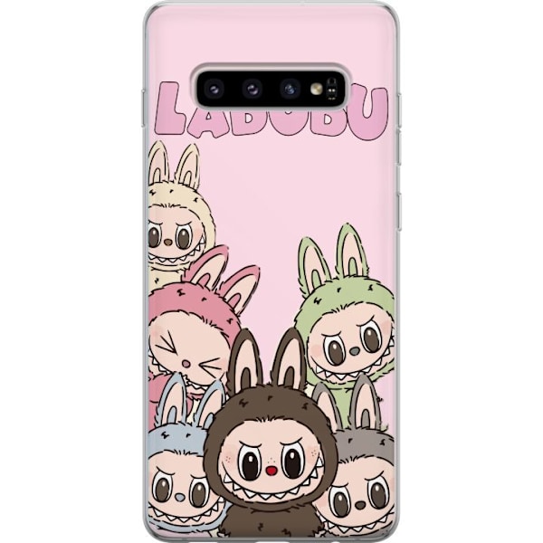 Samsung Galaxy S10+ Läpinäkyvä kuori Labubu Classics