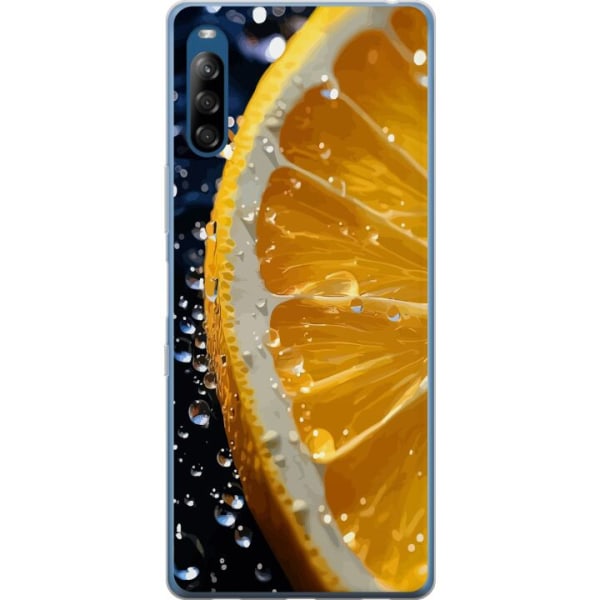 Sony Xperia L4 Gennemsigtig cover Appelsin