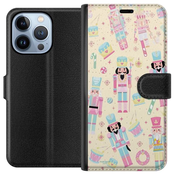 Kompatibelt Lommeboketui til Apple iPhone 13 Pro Jul rosa