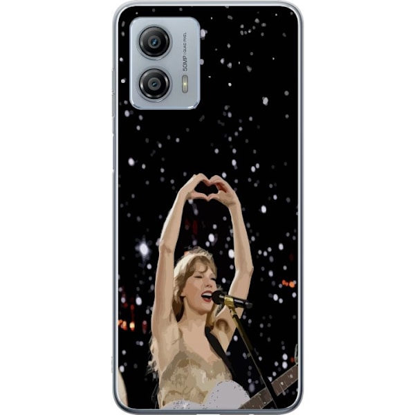 Motorola Moto G53 Läpinäkyvä kuori Taylor Swift