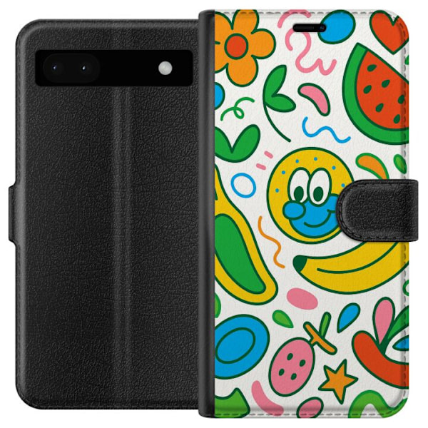 Google Pixel 6a Lompakkokotelo Perhosverho